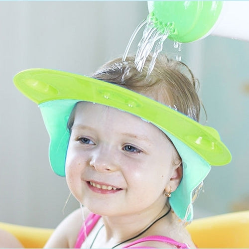 Hippo Shaped Baby Children Silicone Shower Caps, Random Color Delivery
