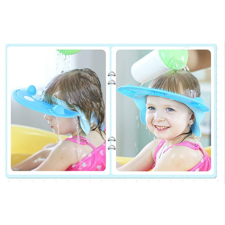 Hippo Shaped Baby Children Silicone Shower Caps, Random Color Delivery