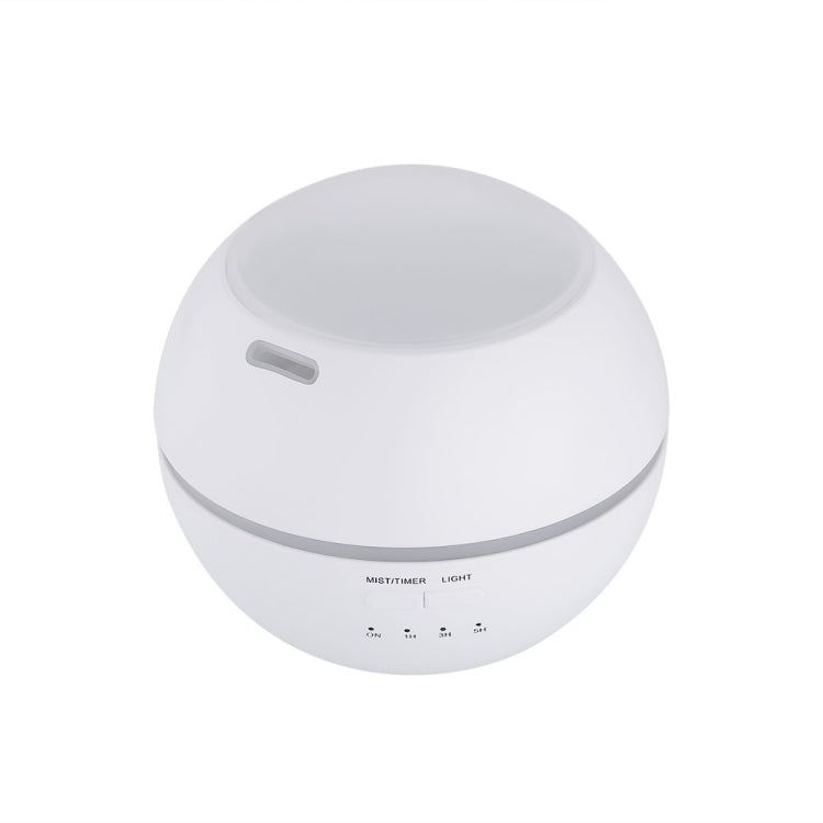 Ultrasonic Essential Oil Diffuser Aromatherapy Aroma Diffuser Humidifier with Colorful LED Atmosphere Light for Office, Home Bedroom, Capacity: 150ml(White)