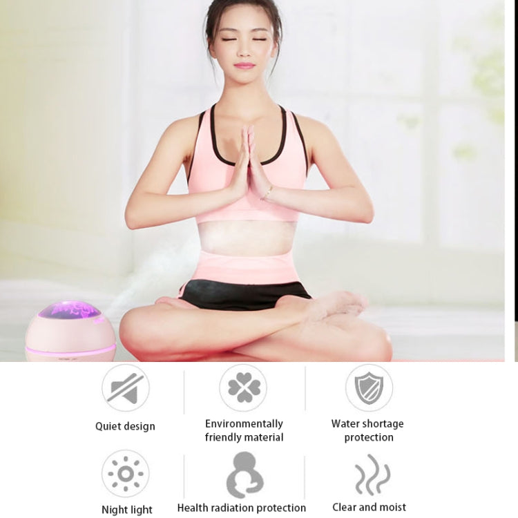 Ultrasonic Essential Oil Diffuser Aromatherapy Aroma Diffuser Humidifier with Colorful LED Atmosphere Light for Office, Home Bedroom, Capacity: 150ml(White)