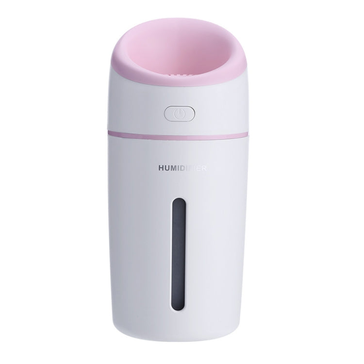 L8 2.5W Portable USB Mute Mini Humidifier Nebulizer with Colorful LED Atmosphere Light for Office, Home Bedroom, Car, Support USB Output, Capacity: 320ml, DC 5V