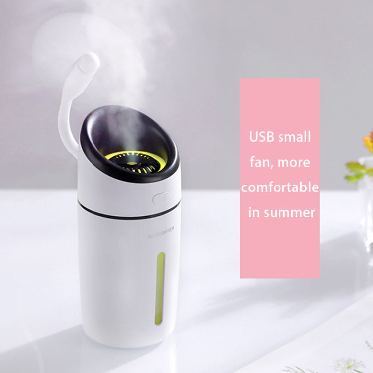L8 2.5W Portable USB Mute Mini Humidifier Nebulizer with Colorful LED Atmosphere Light for Office, Home Bedroom, Car, Support USB Output, Capacity: 320ml, DC 5V