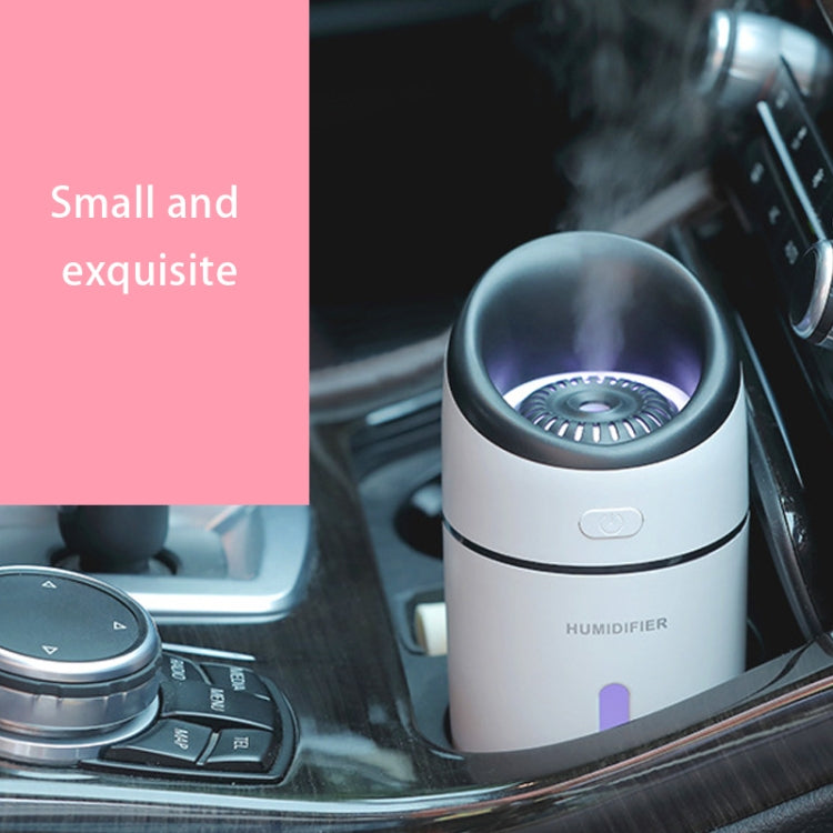 L8 2.5W Portable USB Mute Mini Humidifier Nebulizer with Colorful LED Atmosphere Light for Office, Home Bedroom, Car, Support USB Output, Capacity: 320ml, DC 5V