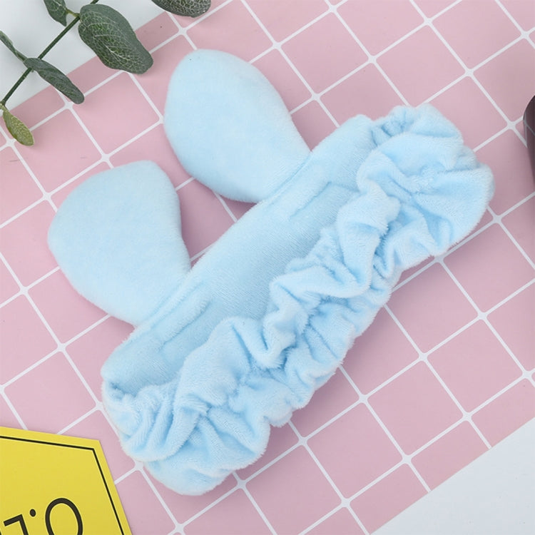 2 PCS Women Creative Cute Eye Cartoon Elastic Plush Hair Band