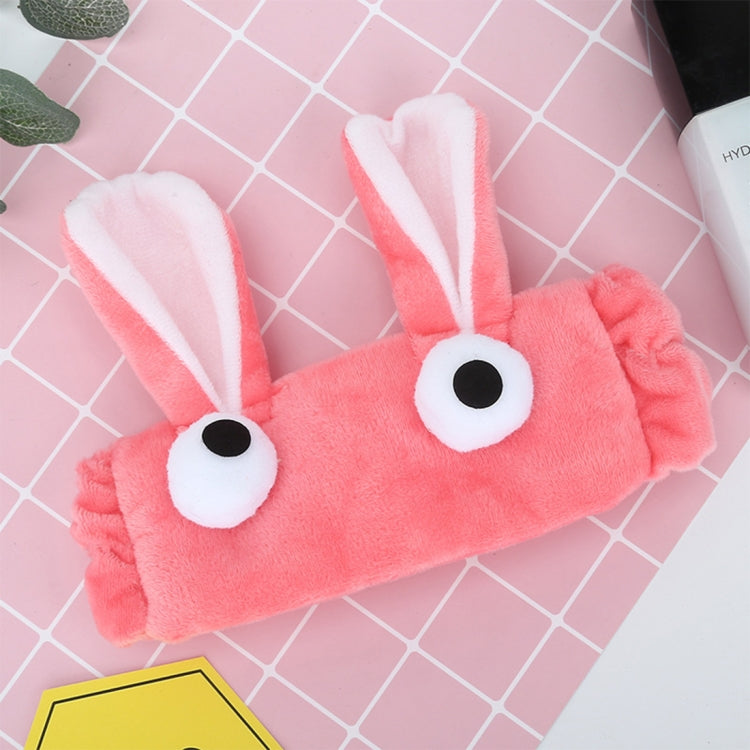 2 PCS Women Creative Cute Eye Cartoon Elastic Plush Hair Band