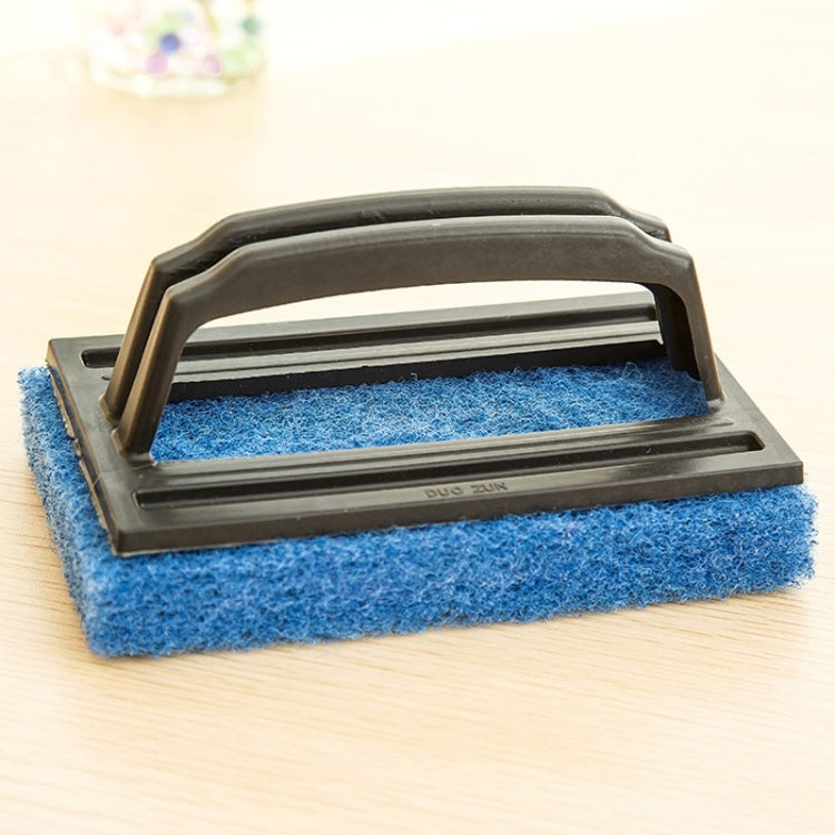 2 PCS Bathroom Bathtub Brush CeramicTile Brush Kitchen Strong Decontamination Brush Home Furnishing Creative Sponge Cleaning Brush with Handle,Random Color Delivery