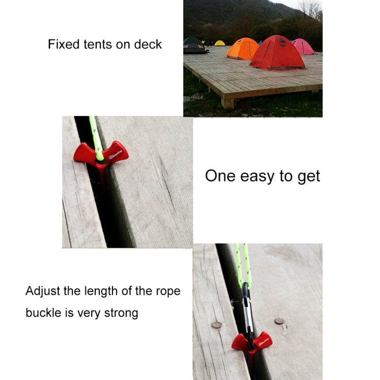 Plank Deck Camping Fish Bone Nail, Aluminium Tenks Wind Rope Anchor Chain Nail