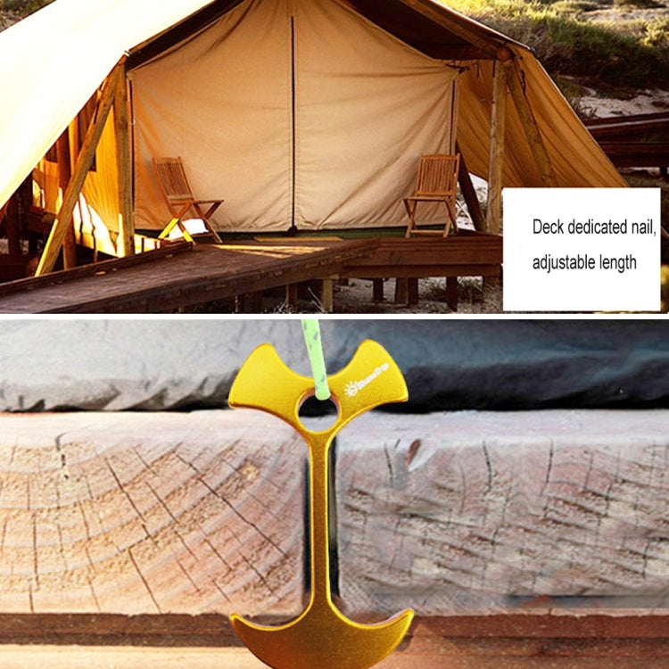 Plank Deck Camping Fish Bone Nail, Aluminium Tenks Wind Rope Anchor Chain Nail