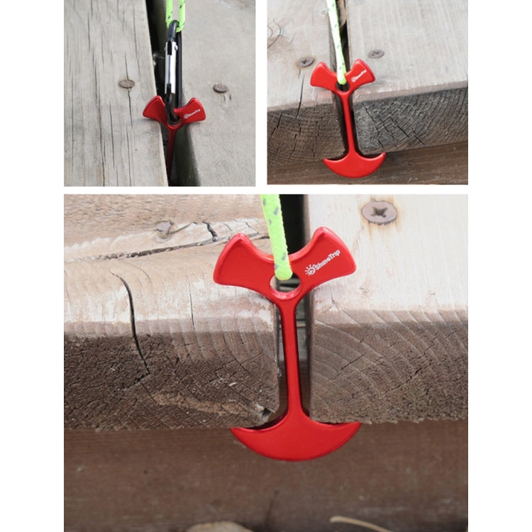 Plank Deck Camping Fish Bone Nail, Aluminium Tenks Wind Rope Anchor Chain Nail