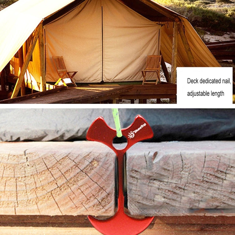 Plank Deck Camping Fish Bone Nail, Aluminium Tenks Wind Rope Anchor Chain Nail