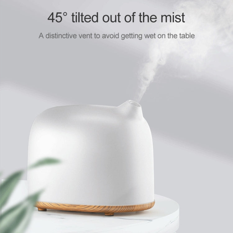 GX-02K Intelligent WIFI Wood-grain Air Humidifier Aromatherapy Essential Oil Diffuser Automatic Alcohol Sprayer, Light Wood Grain,