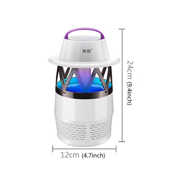 5W 6 LEDs USB Powered No Radiation Mute Photocatalyst 7-blade Fan Mosquito Killer Lamp