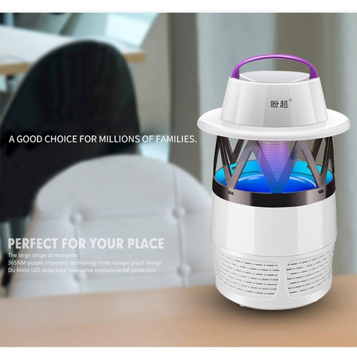 5W 6 LEDs USB Powered No Radiation Mute Photocatalyst 7-blade Fan Mosquito Killer Lamp