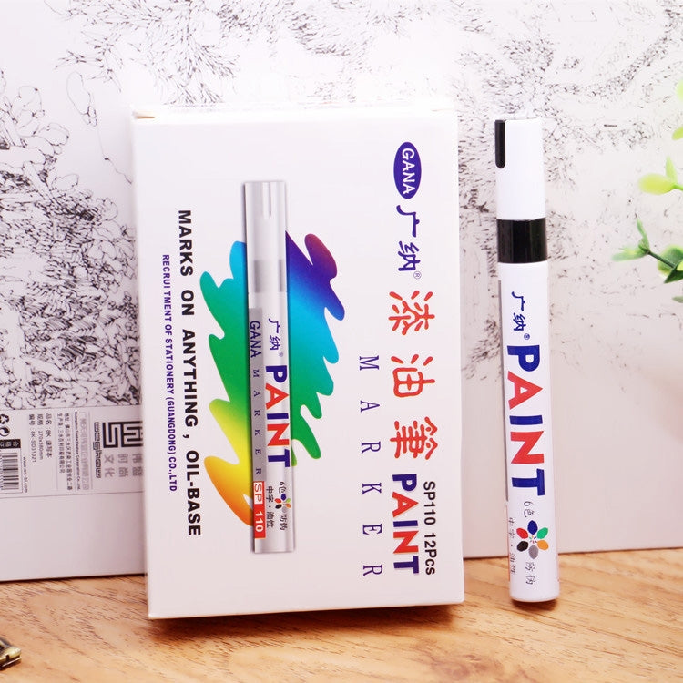 12 PCS / Box Drawing Scrapbooking Photo Album Watercolor Pens Highlighter Marker Pen Set