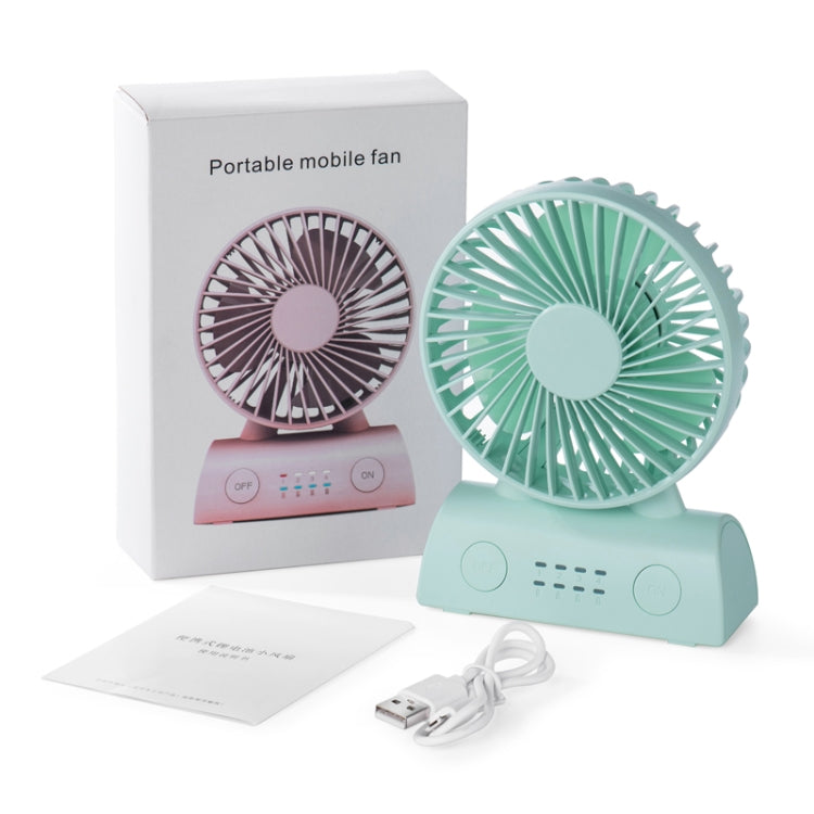 OCUBE D402 4W USB Charging Portable Mobile Fan,  with 4 Speed Control