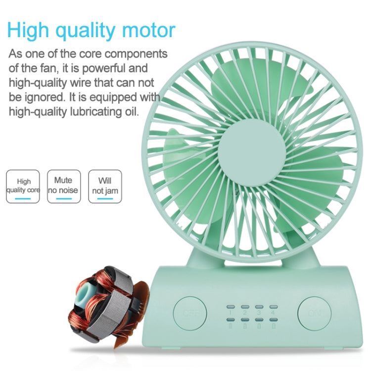 OCUBE D402 4W USB Charging Portable Mobile Fan,  with 4 Speed Control