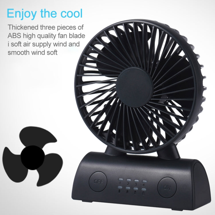 OCUBE D402 4W USB Charging Portable Mobile Fan,  with 4 Speed Control