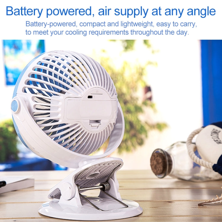 OCUBE D601 4W USB Charging Portable Desktop Fan Clip Fan,  with 3 Speed Control