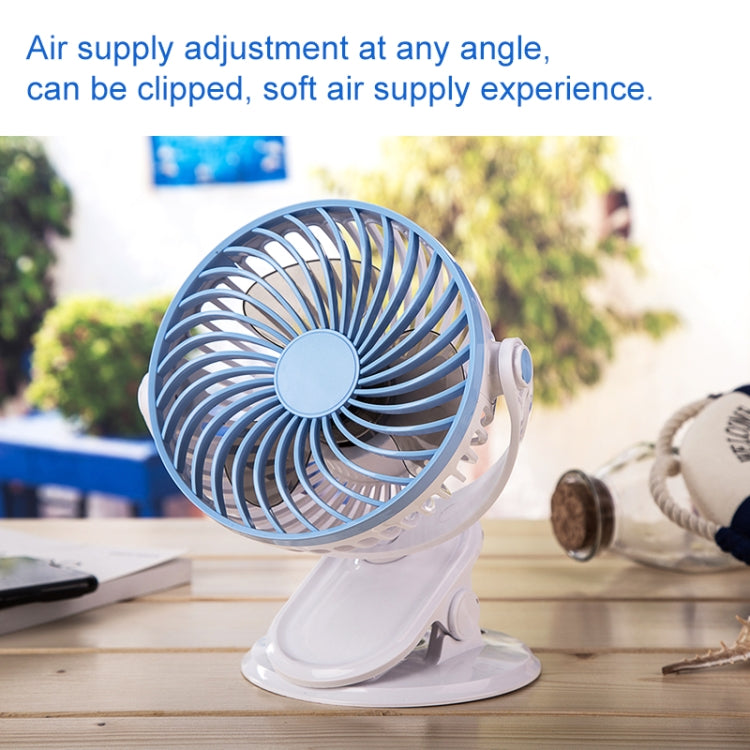 OCUBE D601 4W USB Charging Portable Desktop Fan Clip Fan,  with 3 Speed Control