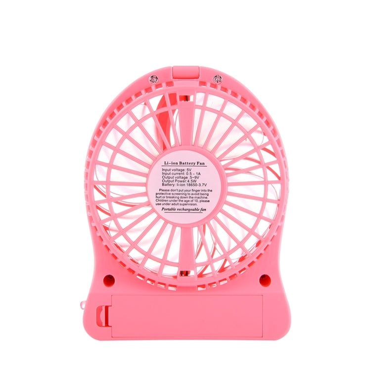 Multi-function Portable Rechargeable Low Noise Mini USB Fan with LED Light & 3 Level Adjustable Wind Speed