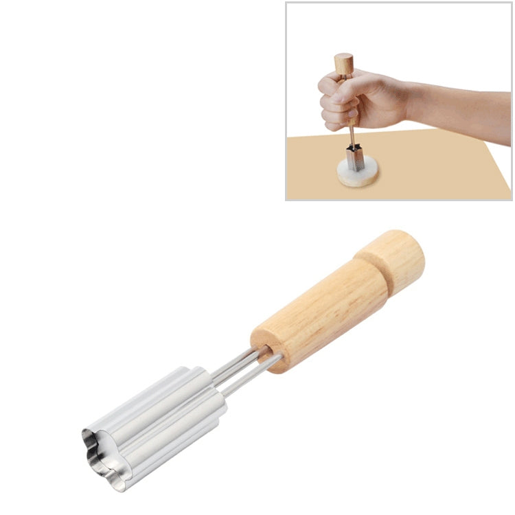 2 PCS Stainless Steel Baking Biscuit Mould Fruit and Vegetable Cutting Molds Tools (Flower Shape)