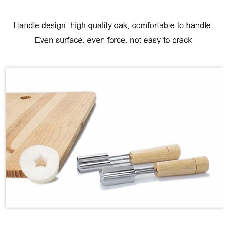 2 PCS Stainless Steel Baking Biscuit Mould Fruit and Vegetable Cutting Molds Tools (Flower Shape)