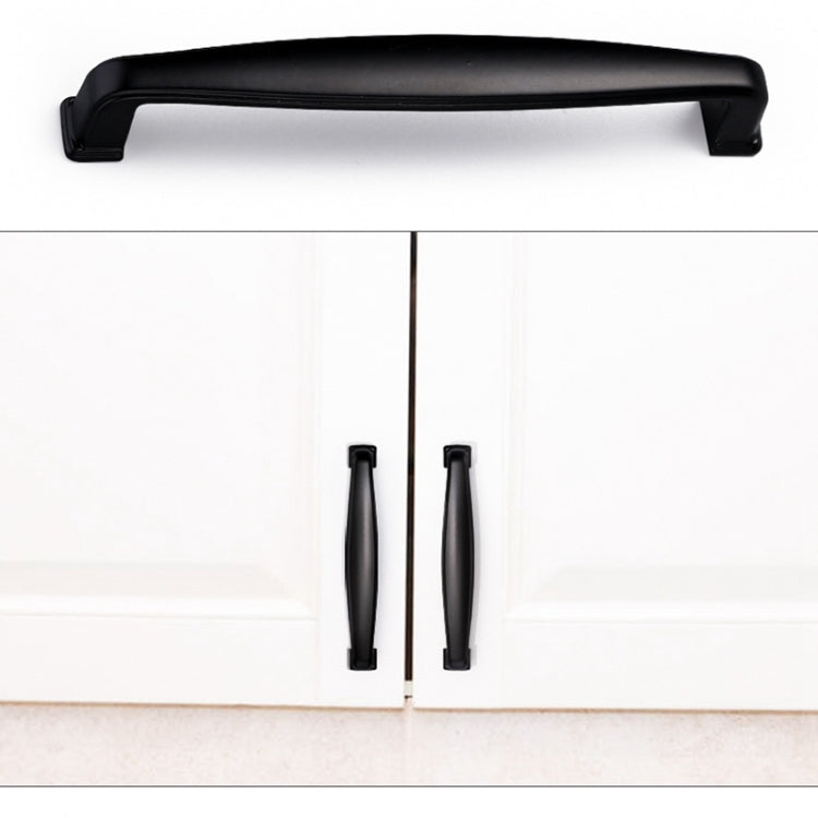 10 PCS 6227C-128 Simple Cabinet Door Handle Drawer Wardrobe Handle(Black)