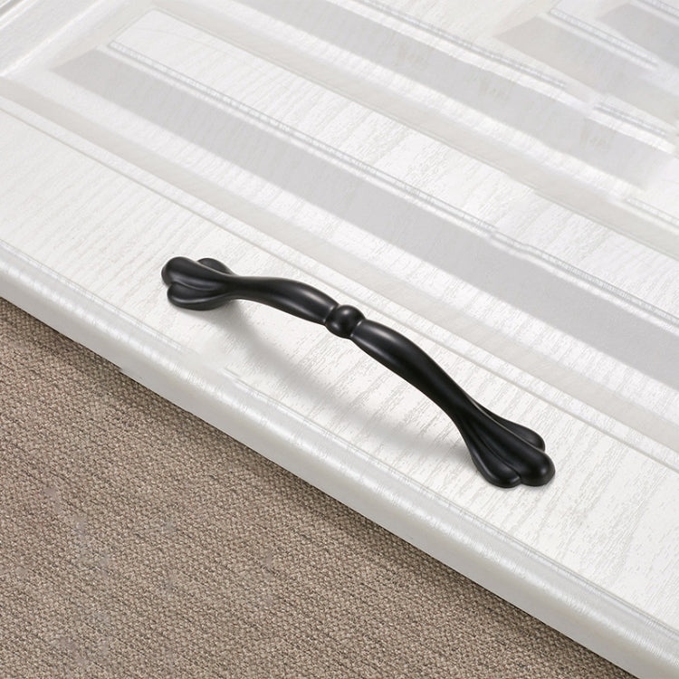 20 PCS 6555C-96 Simple Cabinet Door Handle Drawer Wardrobe Handle (Black)