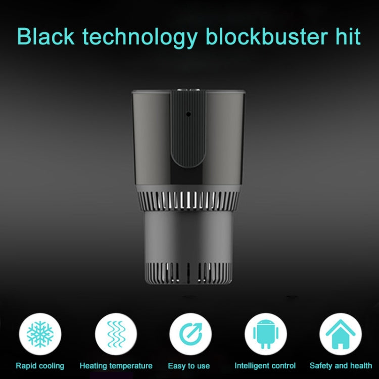 Portable Intelligent Cooling and Heating Cup Holder (Black)