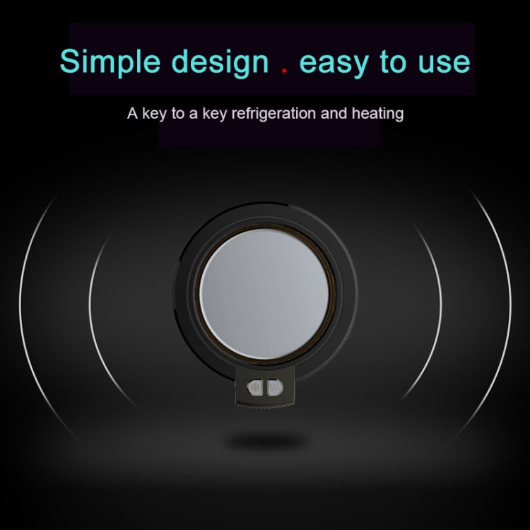 Portable Intelligent Cooling and Heating Cup Holder (Black)