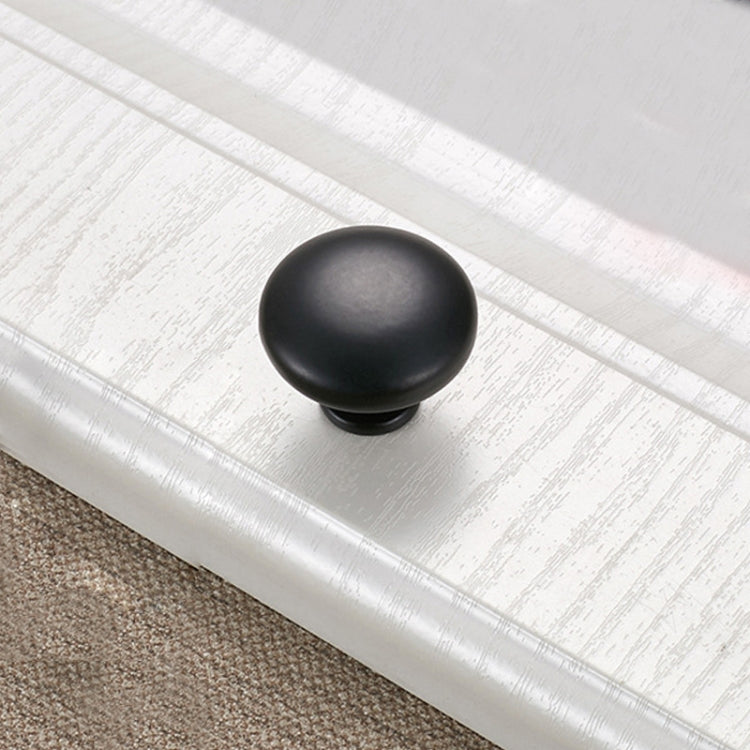 20 PCS 4203C Simple Cabinet Door Handle Drawer Wardrobe Zinc Alloy Handle (Black)