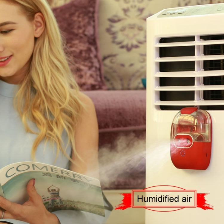 ZW-728H Pig Shape 60ML Nanometer Water Replenishing Device Double-head Sprayer Air Humidifier for Home & Office(Blue)
