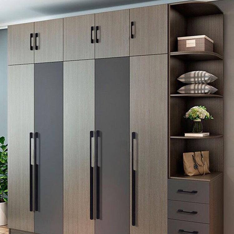 3 PCS 2049-192 Drawer Cabinet Door Aluminum Alloy Handle Straight Door Handle