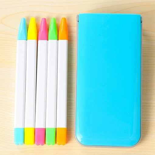 5 PCS / Box Candy Color Fluorescent Marker Pen Fragrance Highlighter Pen Watercolor Pen Marker Pen