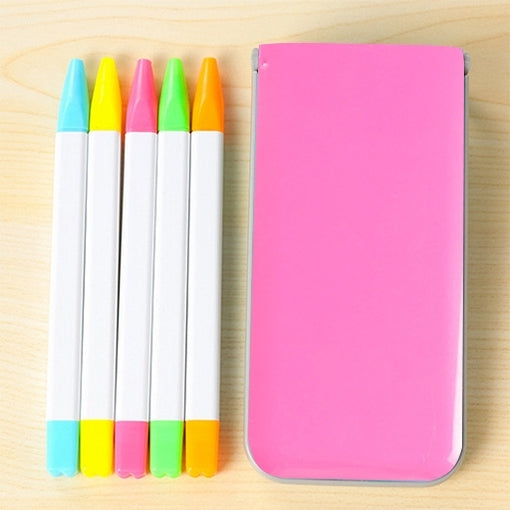 5 PCS / Box Candy Color Fluorescent Marker Pen Fragrance Highlighter Pen Watercolor Pen Marker Pen
