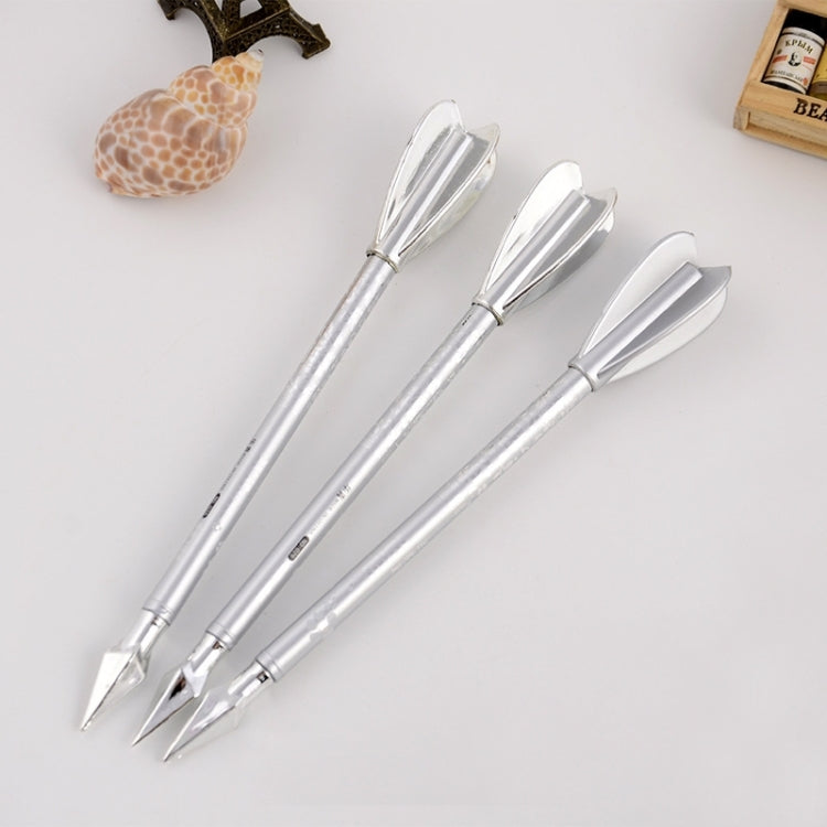 10 PCS Creative Darts Arrow Pens Black 0.5mm Gel Pen Signing Pen School Office Supplies Stationery,Random Color Delivery