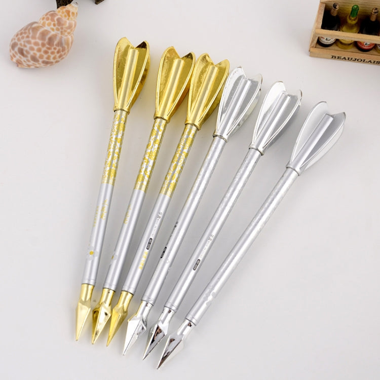 10 PCS Creative Darts Arrow Pens Black 0.5mm Gel Pen Signing Pen School Office Supplies Stationery,Random Color Delivery