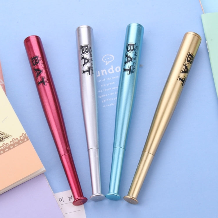5 PCS Japanese Style Creative Stationery Mini Baseball Shape Black Gel Pen Signing Pen Stationery Office Supplies,Random Color Delivery