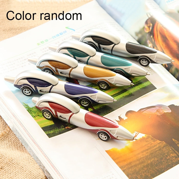 3 PCS Creative Stationery Cute Car Shape Ballpoint Pen Stationery Office Supplies,Random Color Delivery