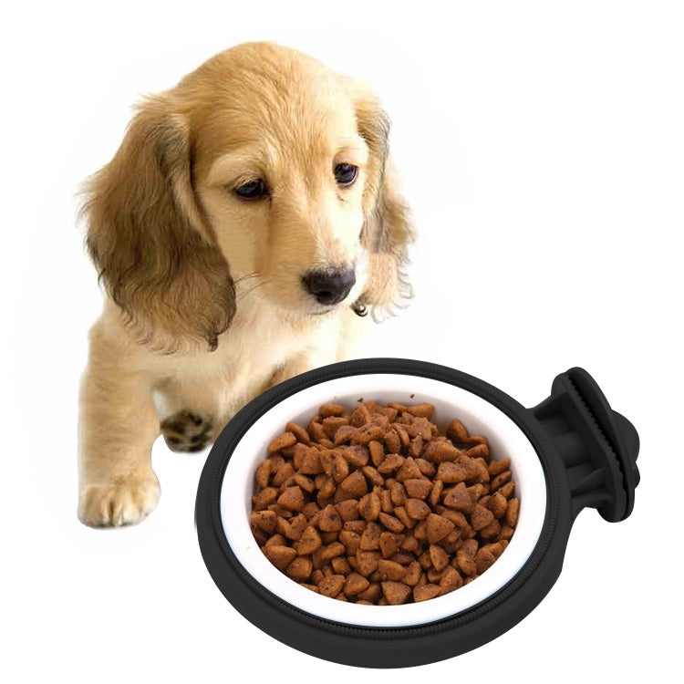 Colorful Fixed Style Suspensibility Detachable Dogs Pet Bowls, Bowl Size: S, 10*3.0*3.0 cm