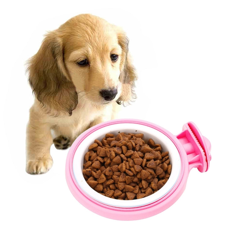Colorful Fixed Style Suspensibility Detachable Dogs Pet Bowls, Bowl Size: S, 10*3.0*3.0 cm