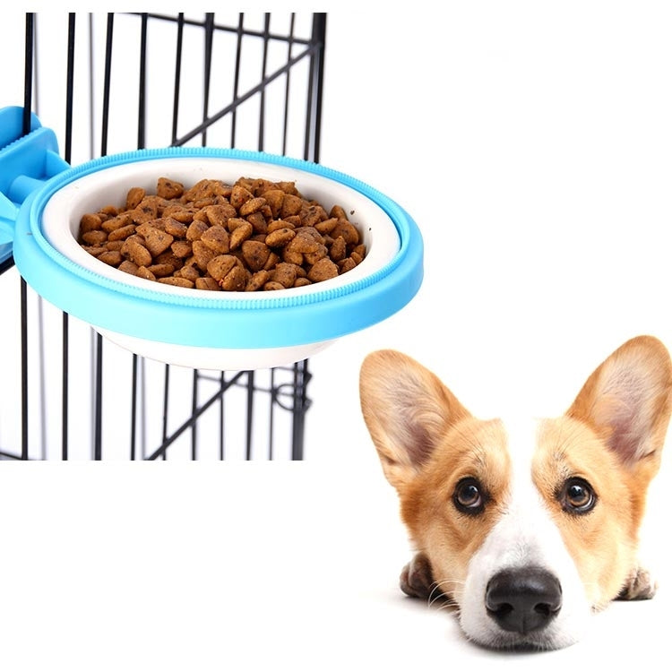 Colorful Fixed Style Suspensibility Detachable Dogs Pet Bowls, Bowl Size: L, 12*5.0*4.0 cm