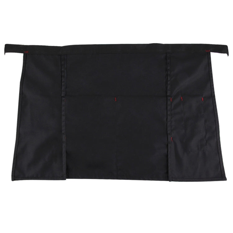 Simple Style Unisex Chef Waiter Barista Half Apron(Black)