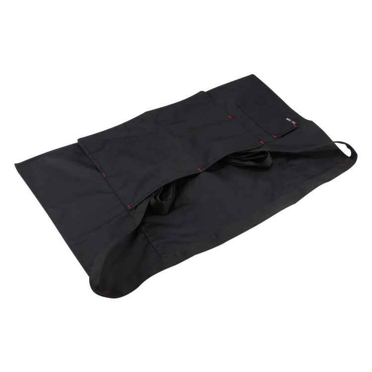 Simple Style Unisex Chef Waiter Barista Half Apron(Black)
