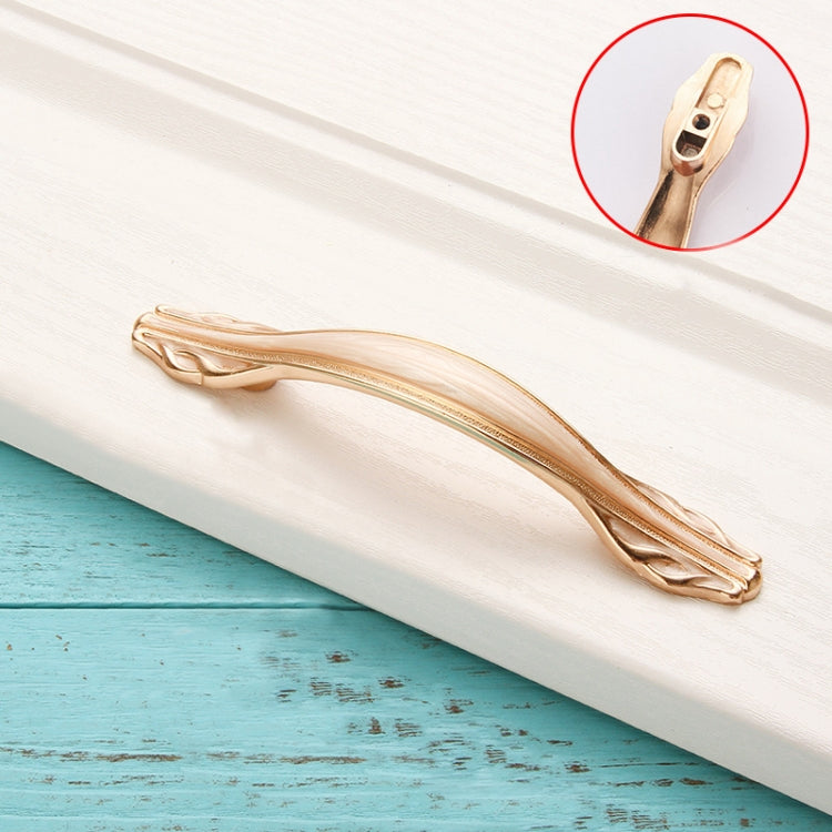 5 PCS 6521-96 Luxury Amber Cabinet Handle