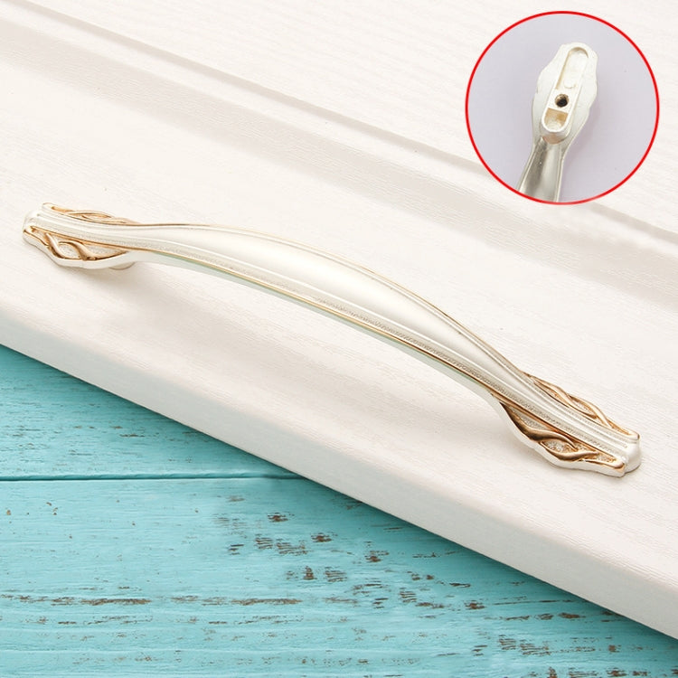 5 PCS 6521-128 Luxury Amber Cabinet Handle (Gold + Silver)