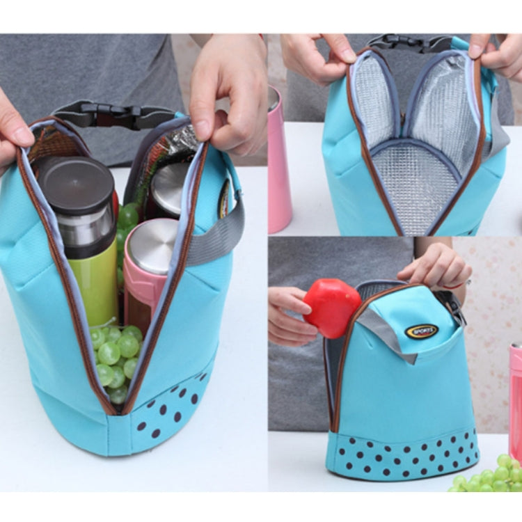 Portable Handle Thicken Insulated Luncheon Bag, Size: 26*23cm