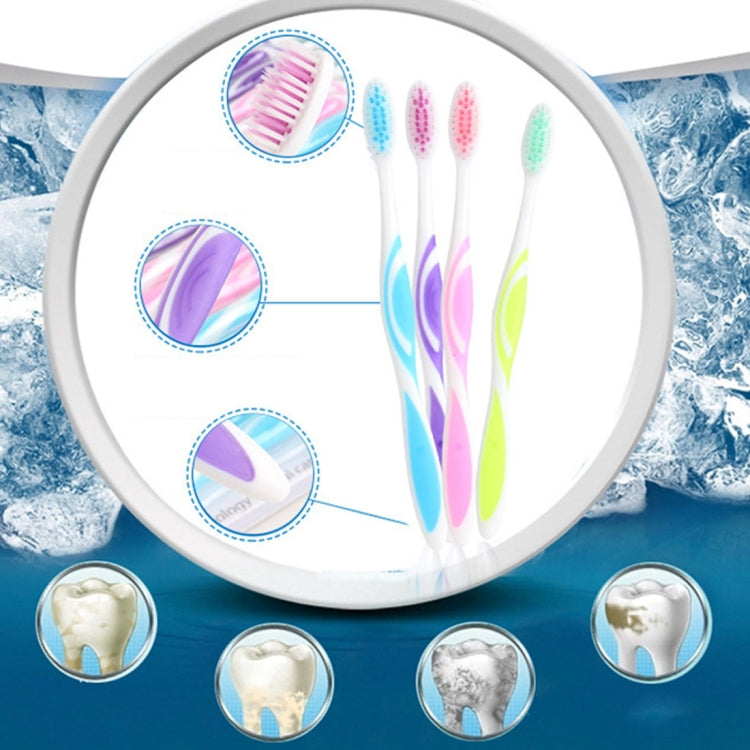 10 PCS Adult Clean Teeth Brush Soft Bristle Manual Toothbrushs