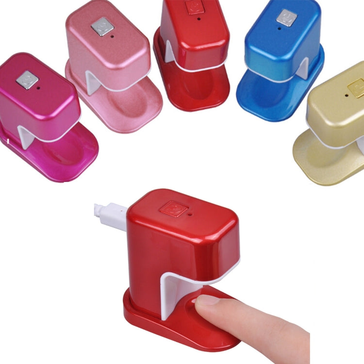 3 PCS 3W Mini Finger Phototherapy LED Beauty Nail Lamp USB Charging Fingernail Drying Machine, Random Color Delivery