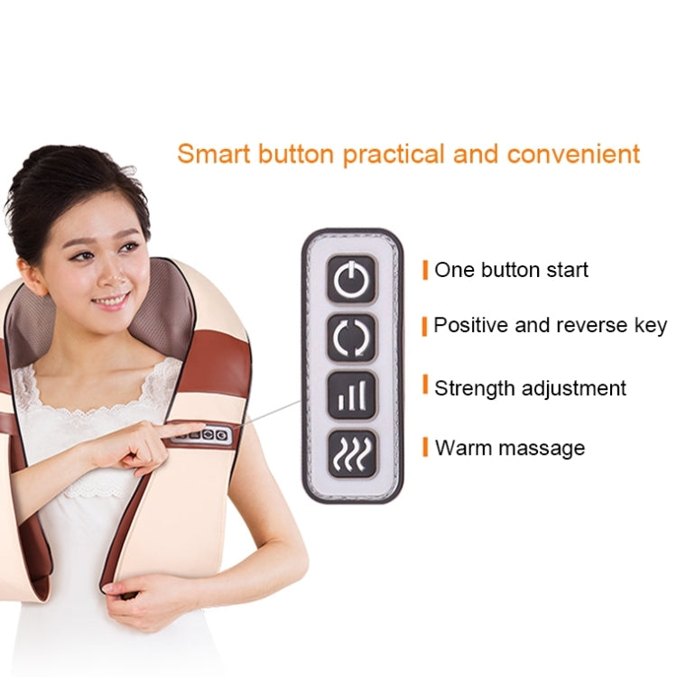 24W An Upgraded Version Electrical Back Neck Shoulder Body Massager for Car / Home, AC 100-240V, US Plug